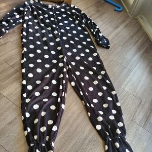 Black and white adult onesie